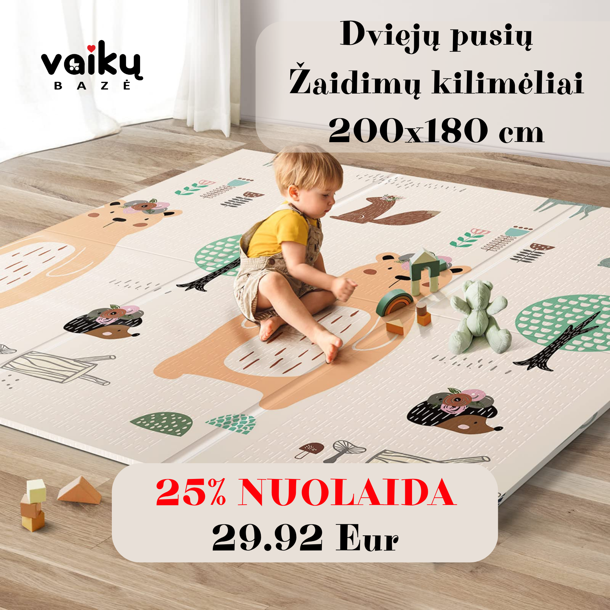 Vaikų bazė - Prekės kūdikiams ir vaikams Facebook ad