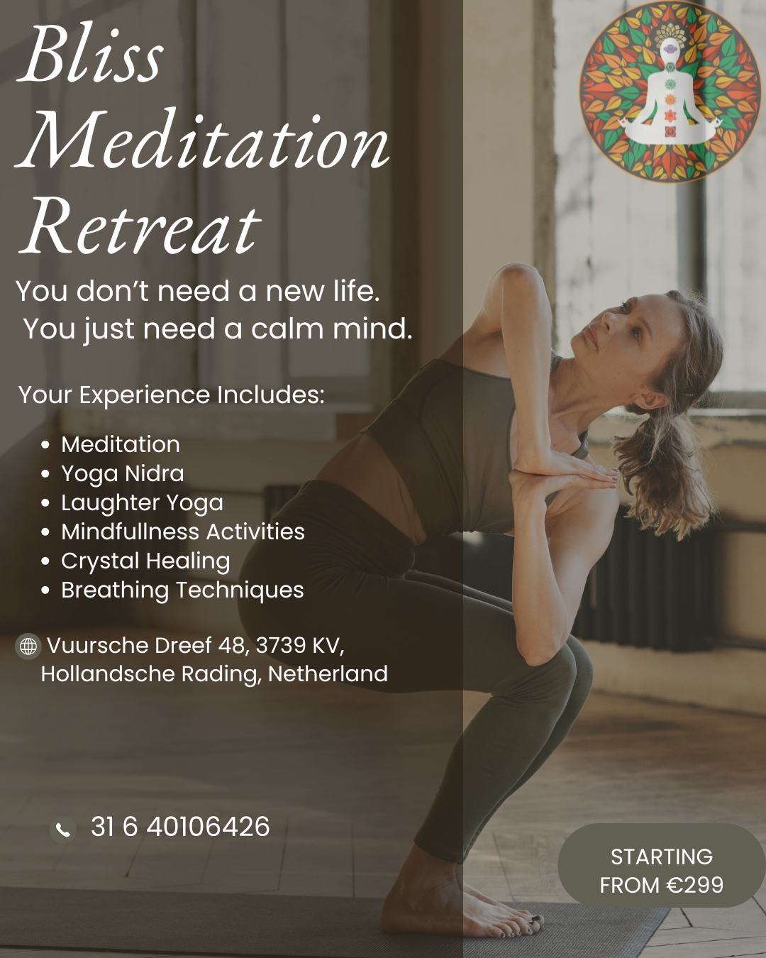 Divine Soul Yoga.nl Facebook ad