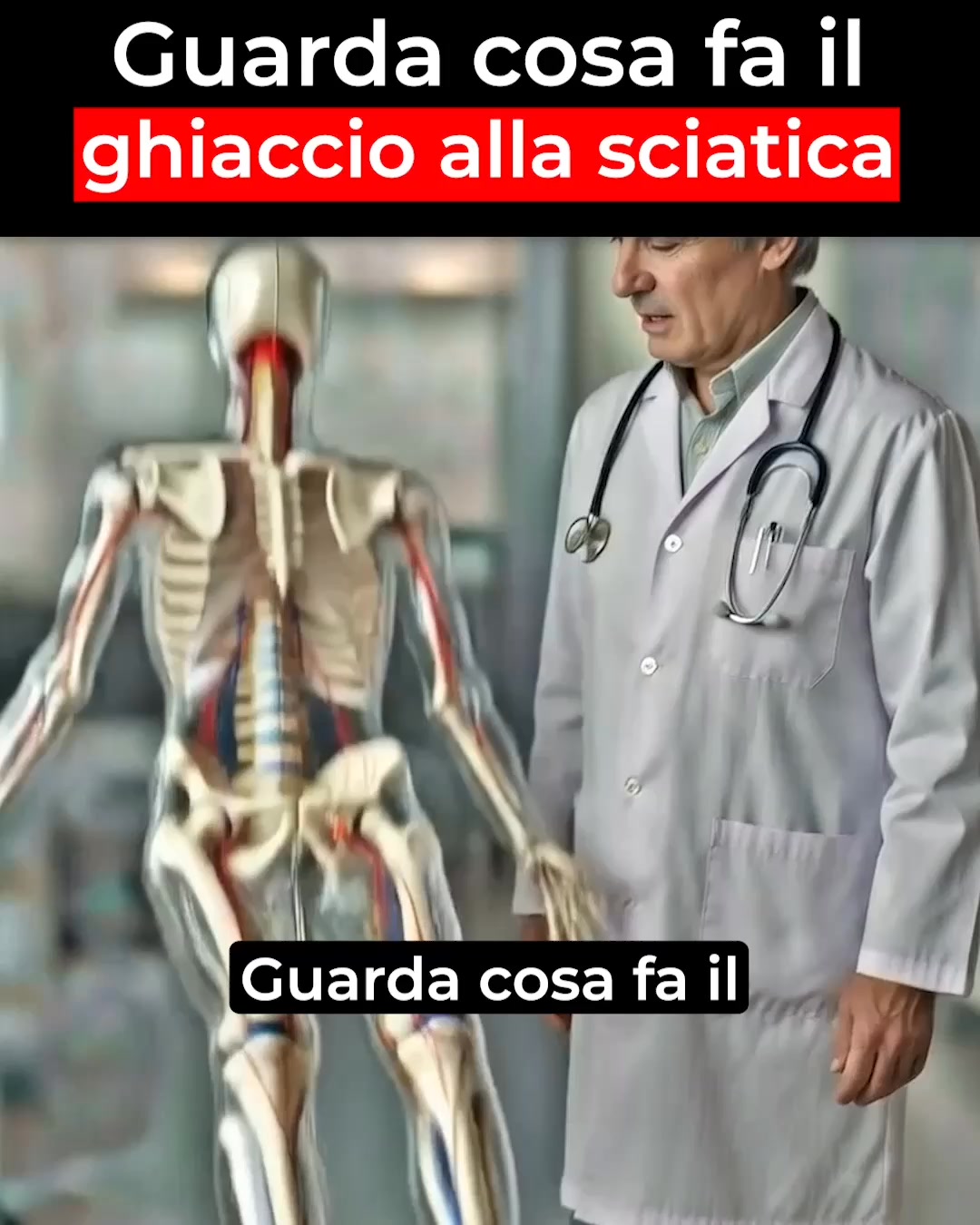 Scienza Salute & Benessere Facebook ad: Dolore Sciatico?