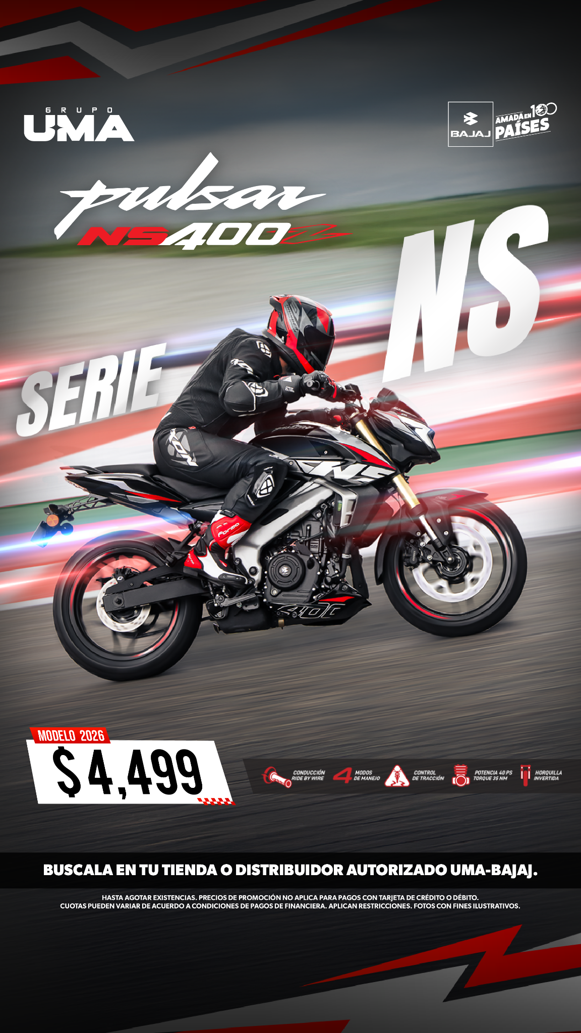 Bajaj El Salvador Facebook ad from Jan 13, 2026