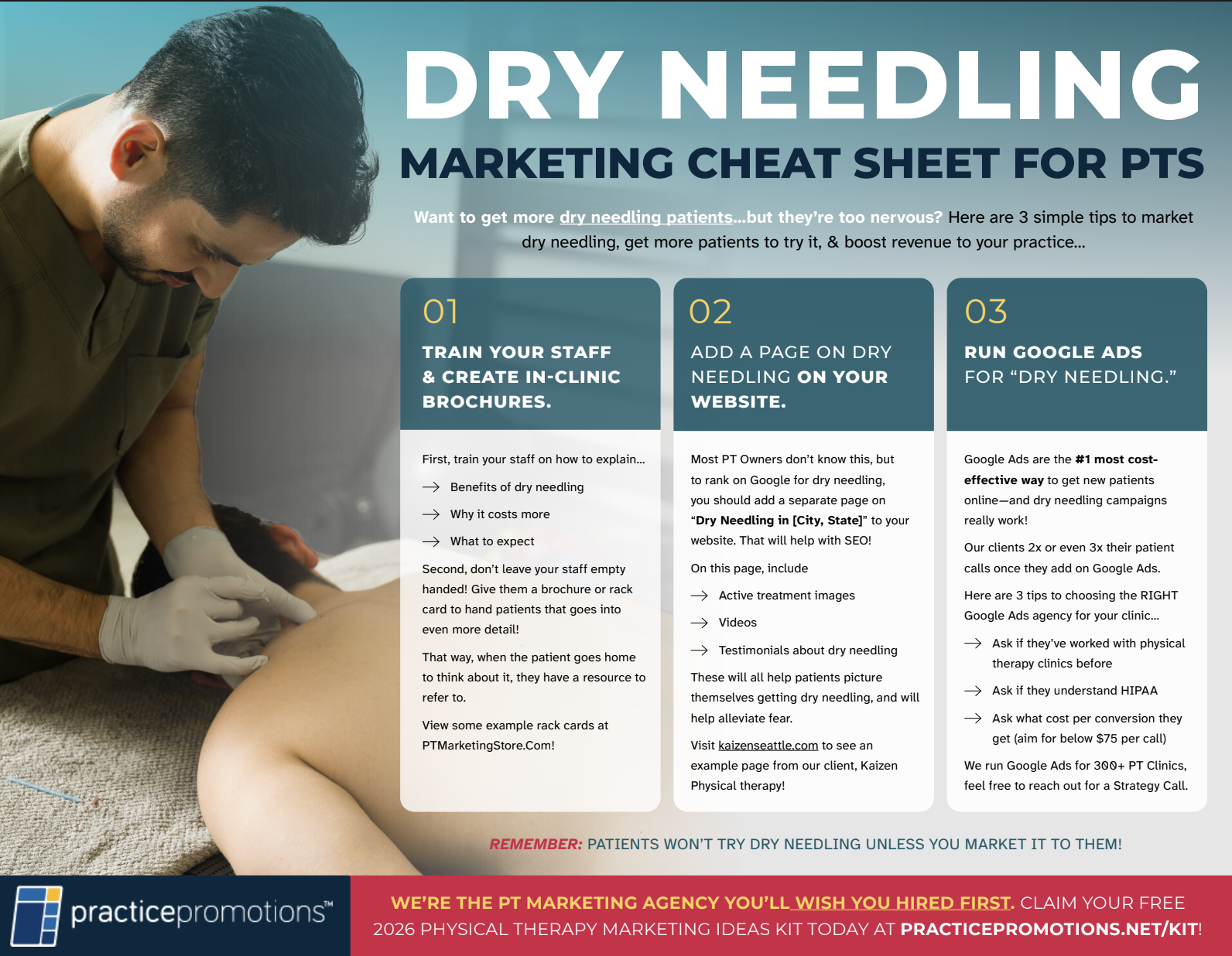 Practice Promotions, Full-Service Clinic Marketing Facebook ad