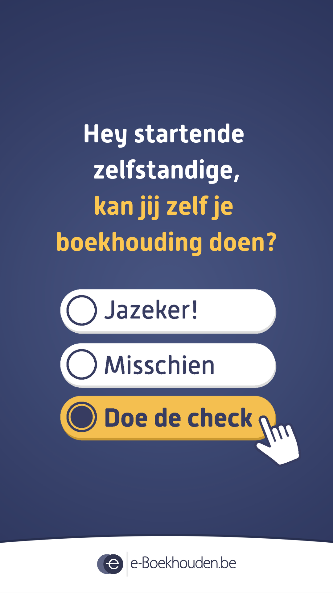 e-Boekhouden.be Facebook ad