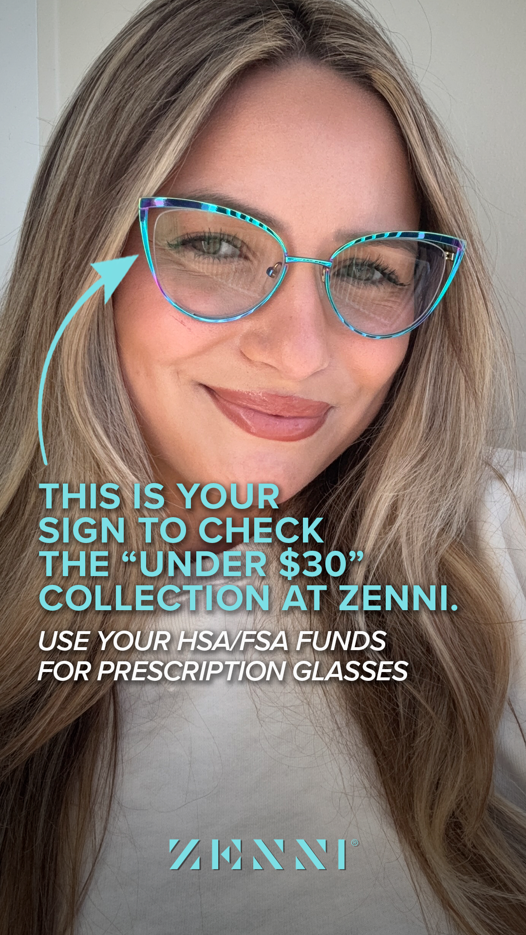 Zenni Optical Facebook ad