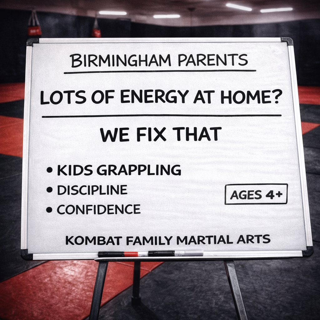 Kombat Martial Arts - Birmingham UK Facebook ad from May 1, 2026
