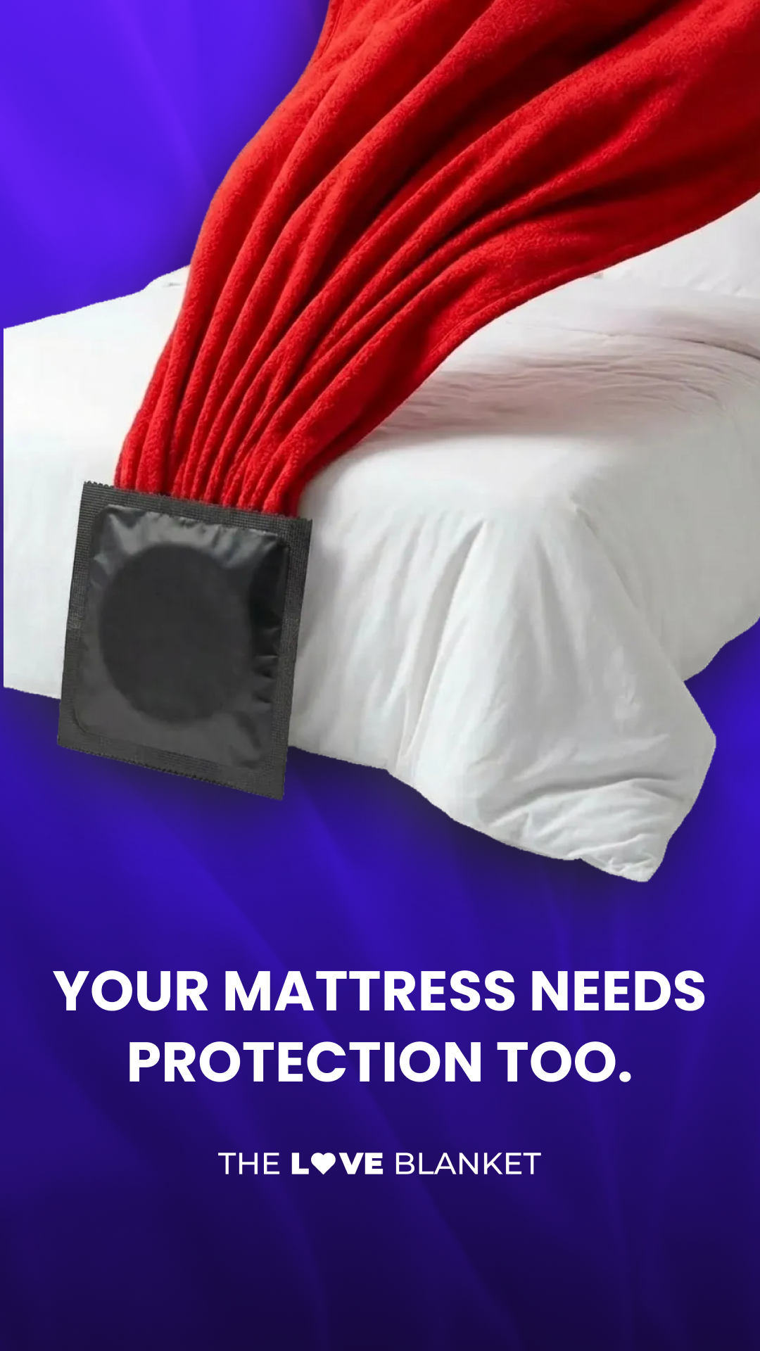 The Love Blanket Facebook ad