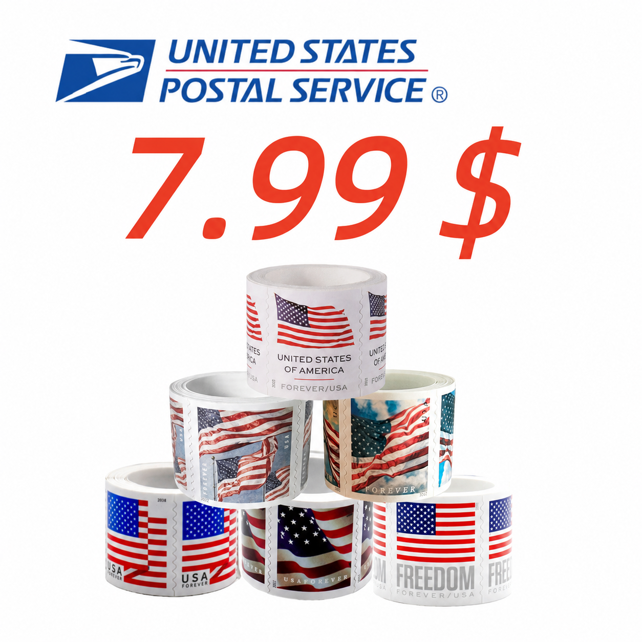 Ryan Wade Bailey Facebook ad: Get 100 U.S. Stamps for Just $7.99