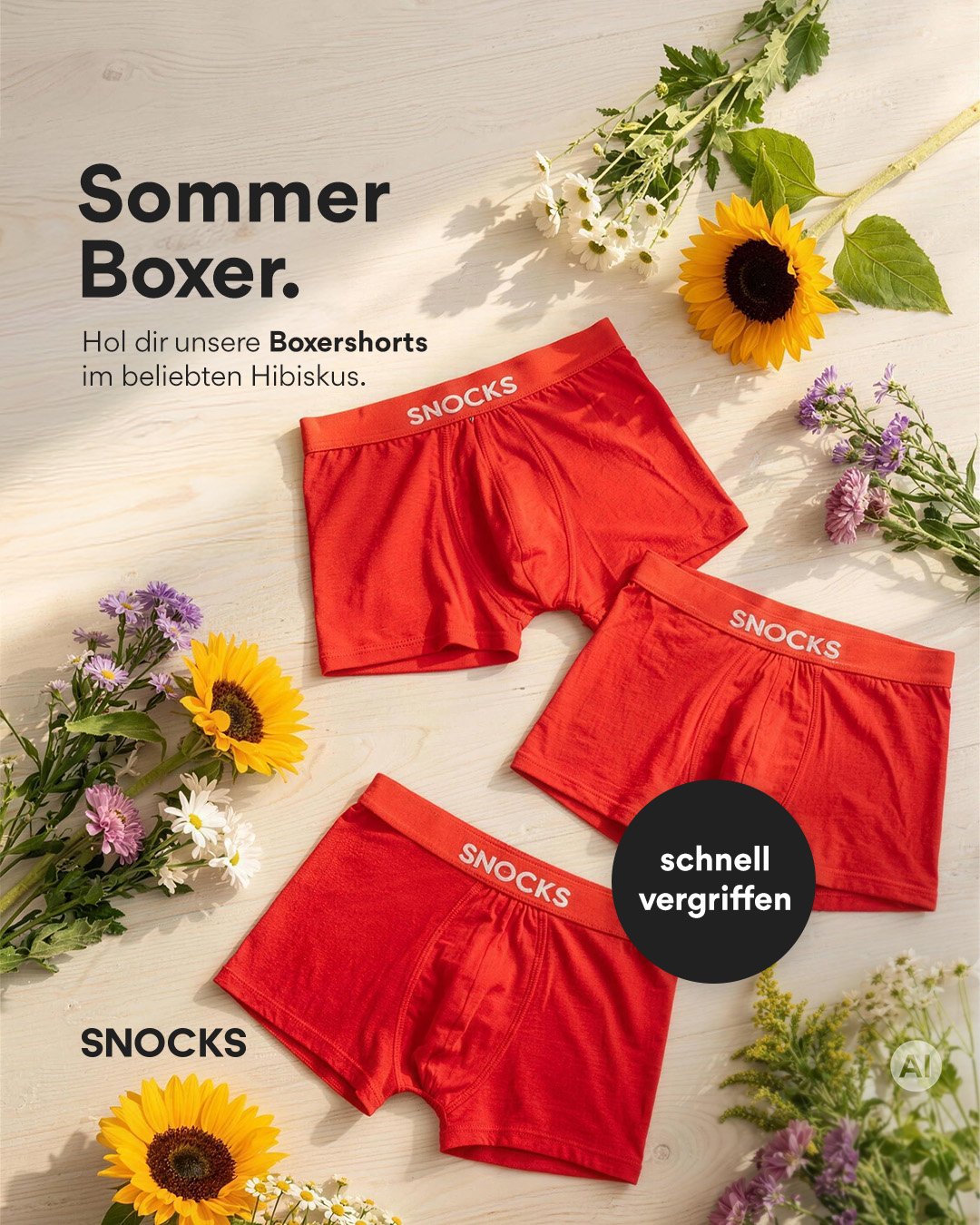 Snocks Facebook ad