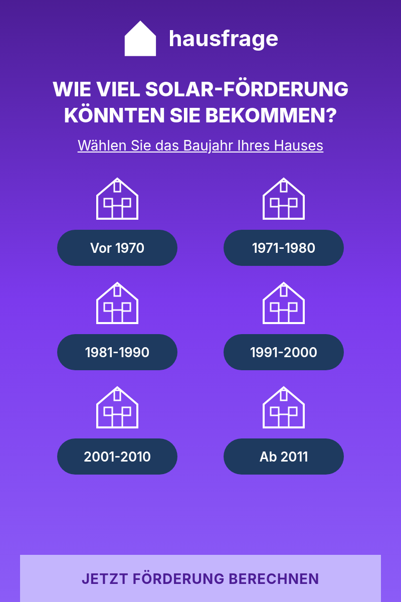 Hausfrage Facebook ad