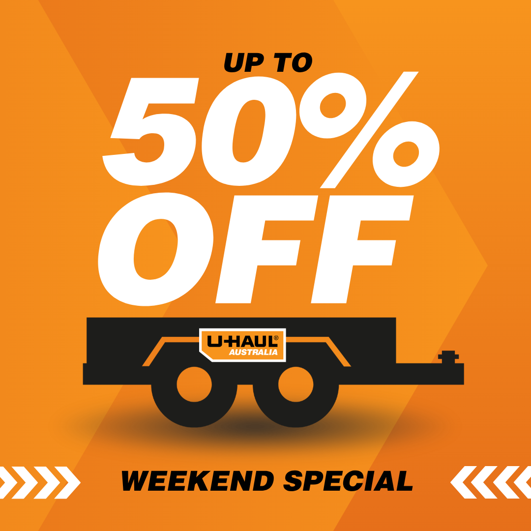 U-Haul Australia Facebook ad: Save On Trailer Hire This Weekend