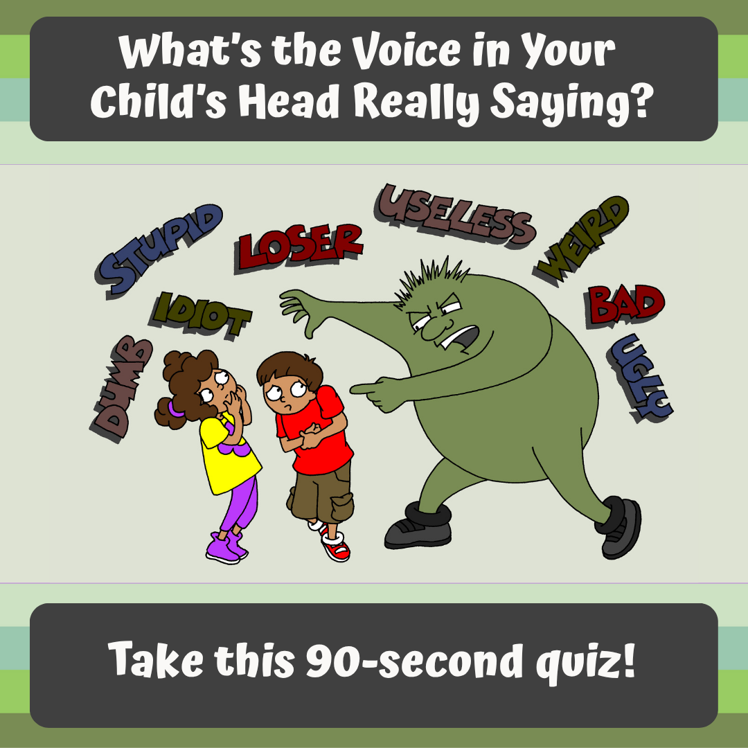 Kind Mind Academy Facebook ad: Is Your Child Tearing Themselves Down on the Inside?