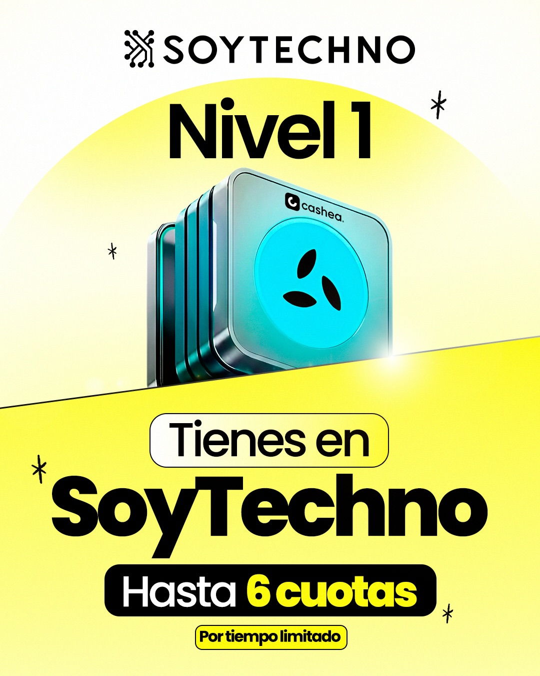 Grupo Soytechno Facebook ad: ¿ERES NIVEL 1?