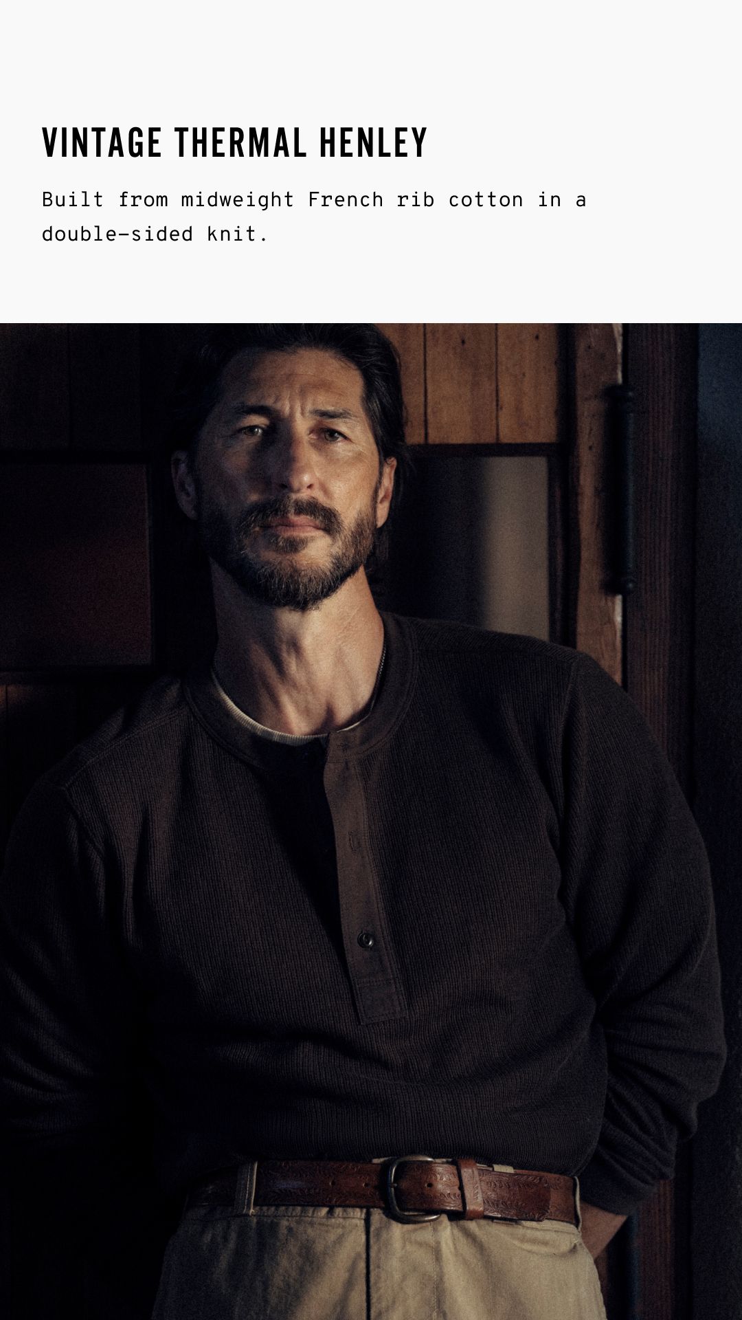 Buck Mason Facebook ad