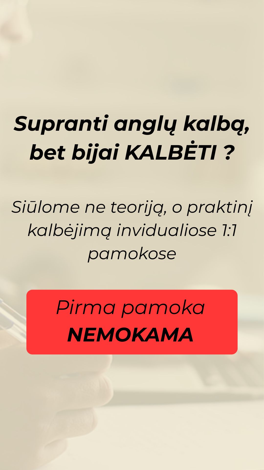 Mantas L Matiekos Korepetitorius Facebook ad from Jan 14, 2026