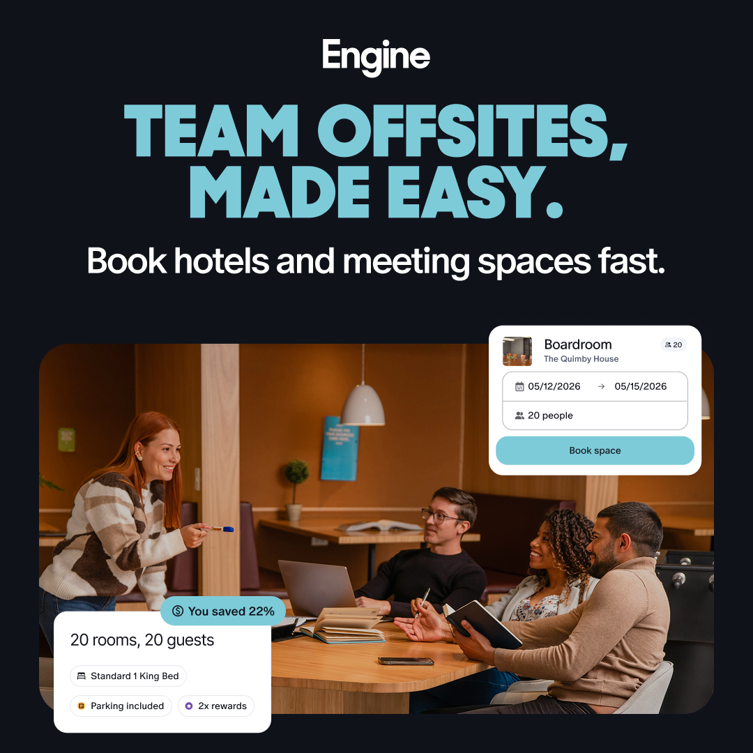 Engine Travel Facebook ad