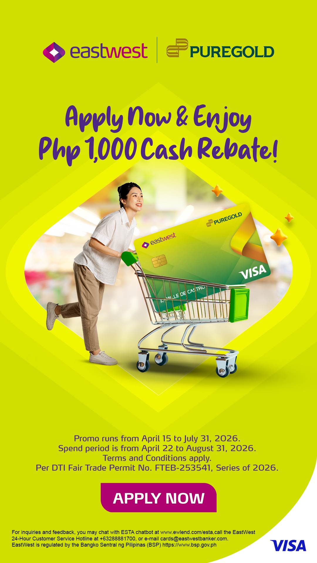 EastWest Bank Facebook ad