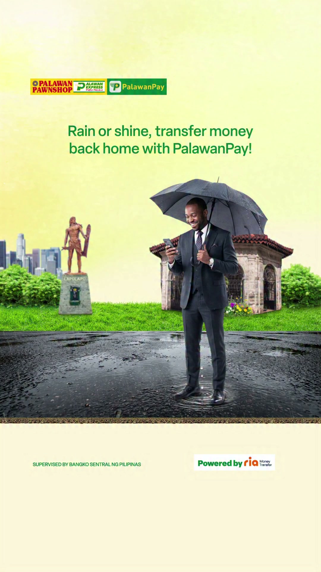 PalawanPay Facebook ad: Support your loved ones abroad the easy way…