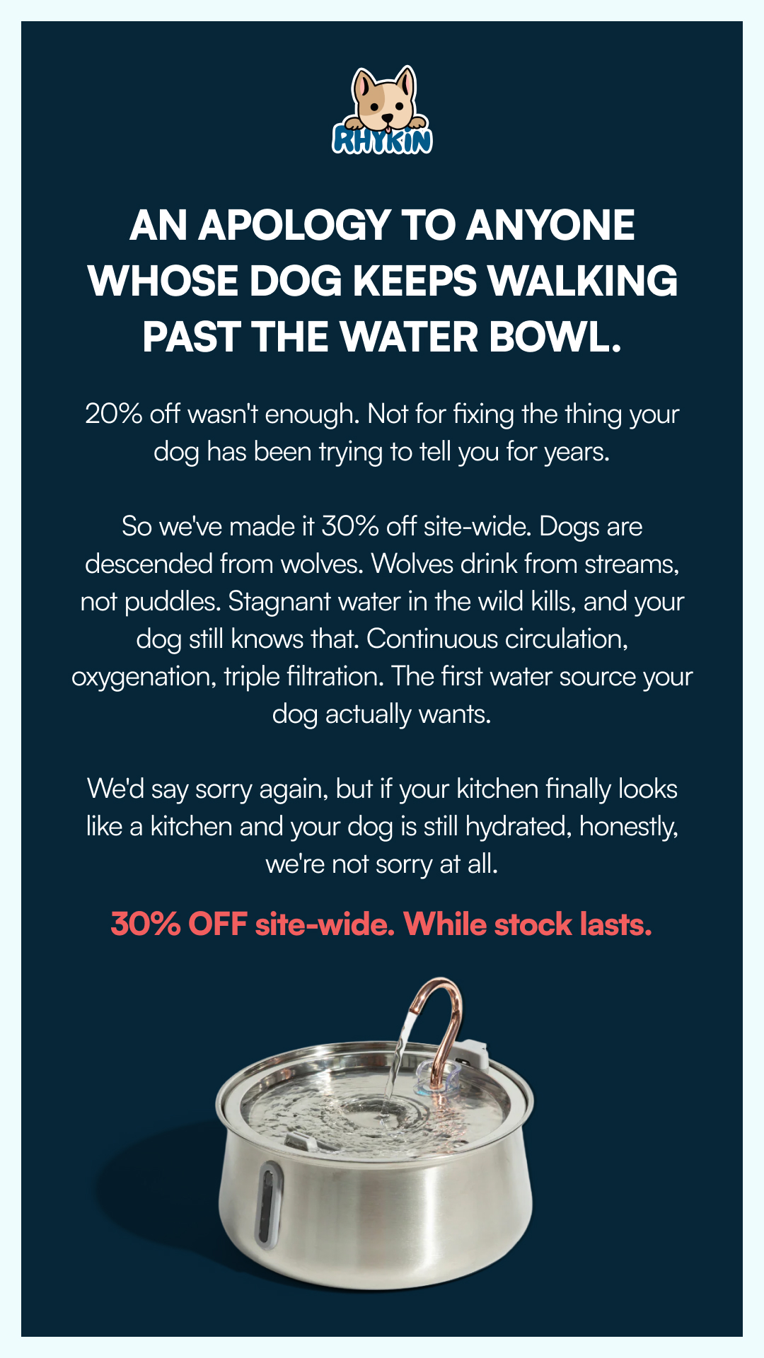 Rhykin Pet Co Facebook ad