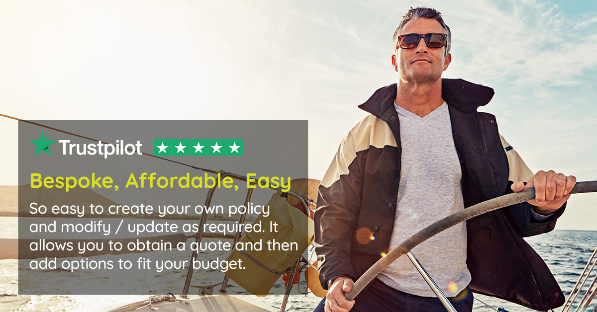 Visicover Facebook ad: Flexible Boat Insurance You Control