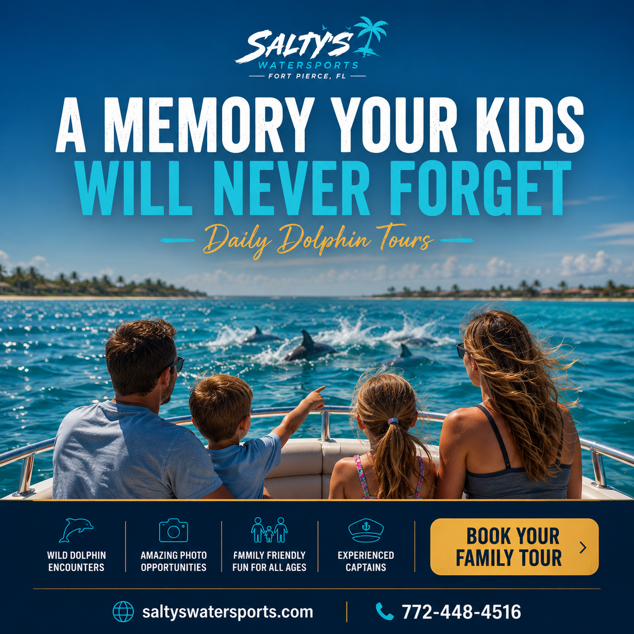 Salty’s Water Sports Boat & Jet Ski Rental Facebook ad