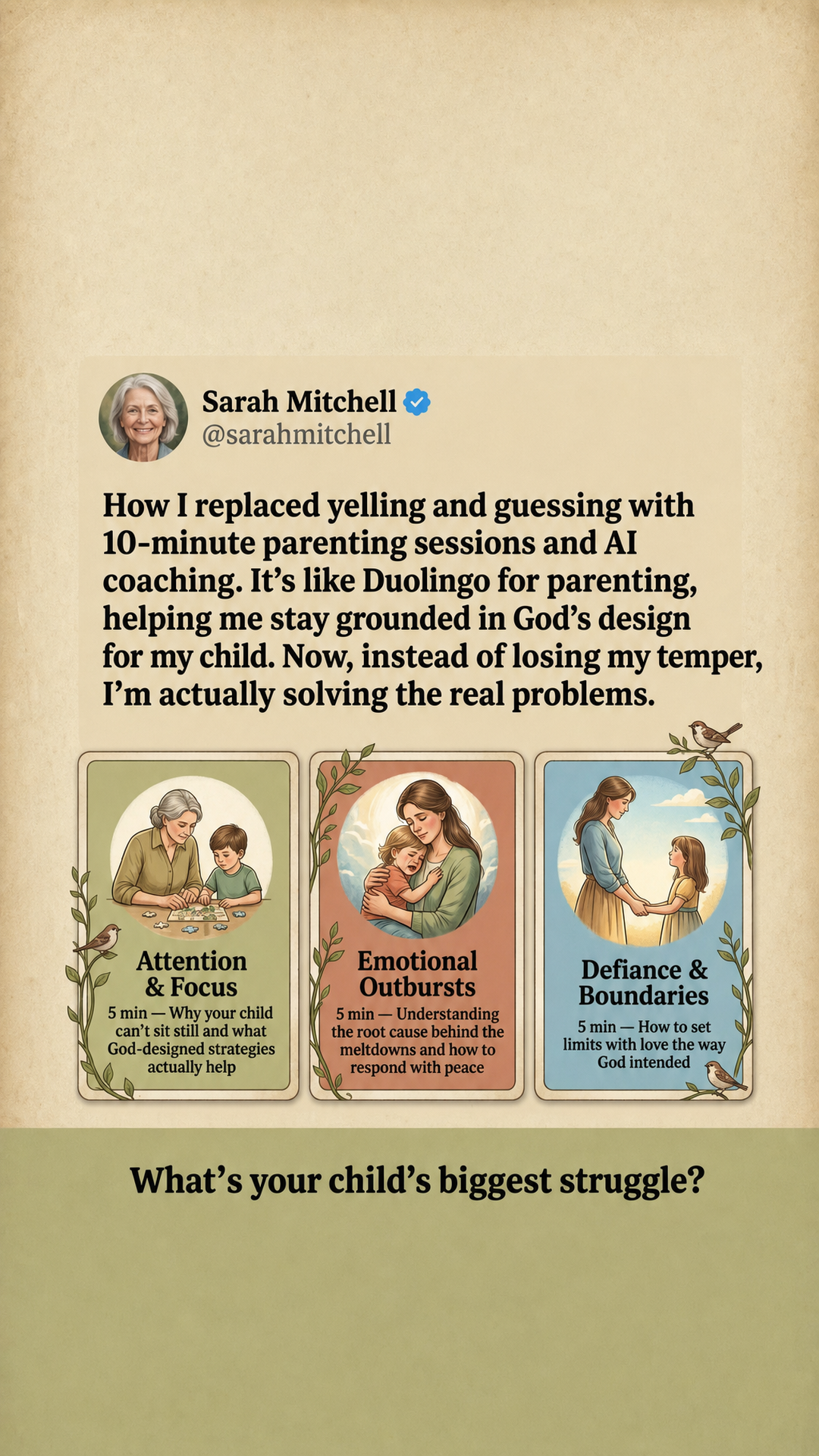 Kidology - Raising with faith Facebook ad