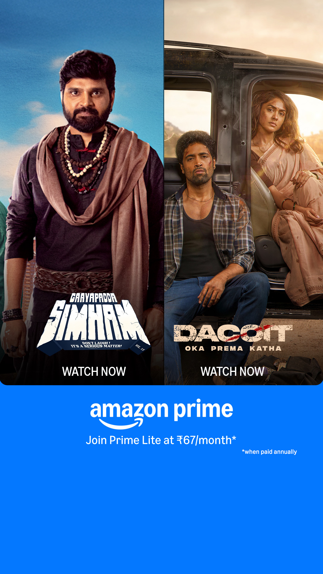 Prime Video Facebook ad