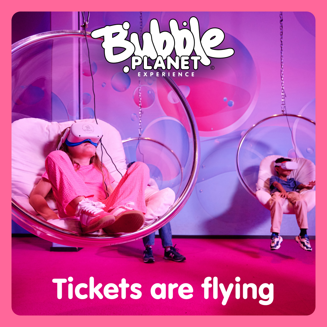 Bubble Planet Experience Facebook ad