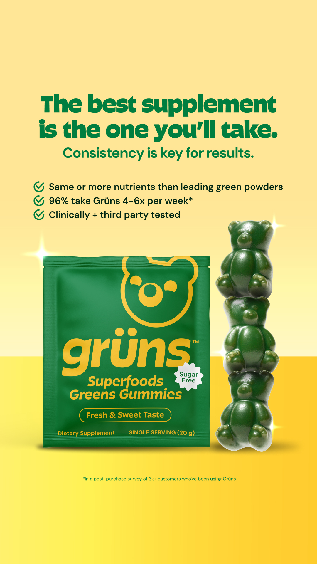 Grüns Facebook ad