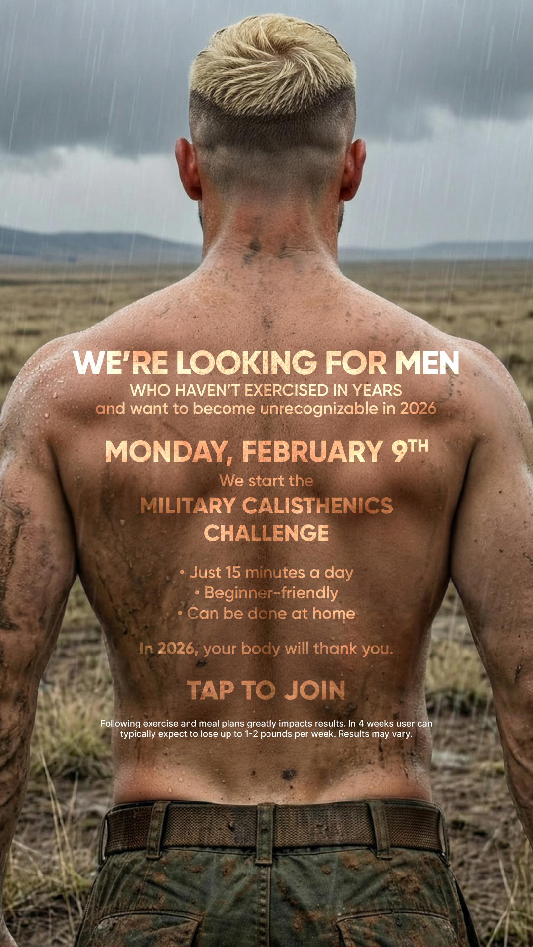 BetterMe Men Facebook ad