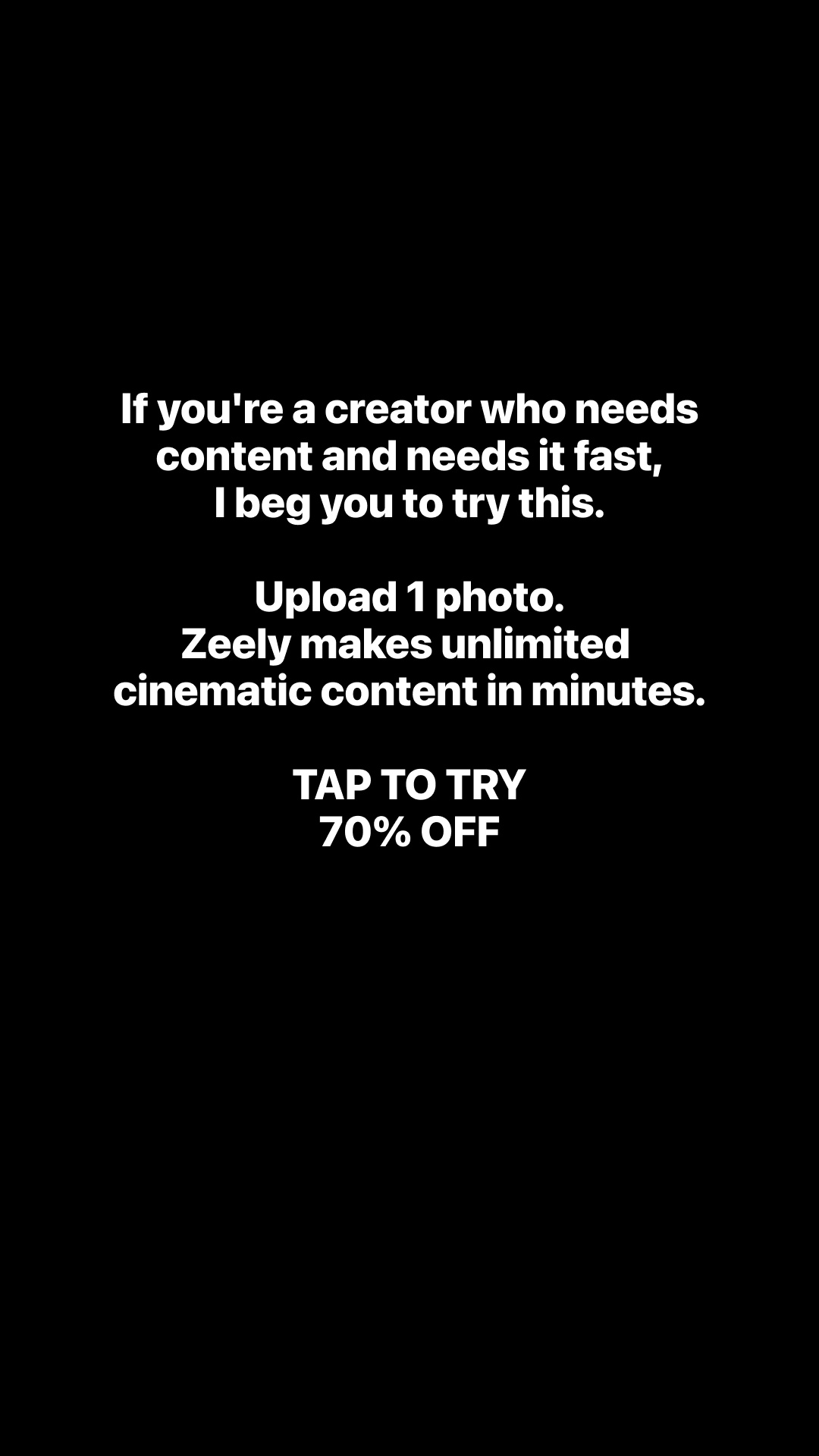 Zeely Facebook ad