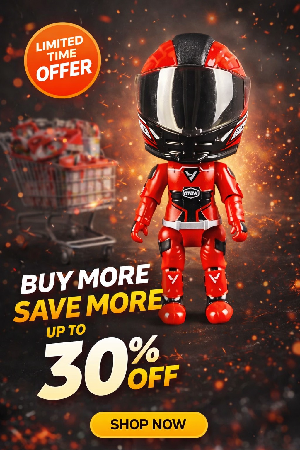 Ruvido Caso Facebook ad: Buy More Save More, Up to 30% Off