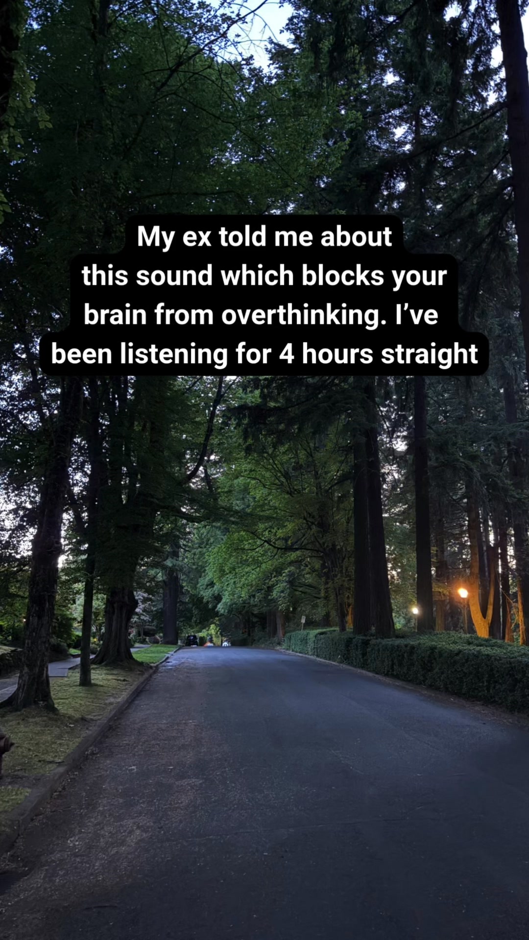 Moongate Facebook ad: #1 Binaural Beats App for Overthinking