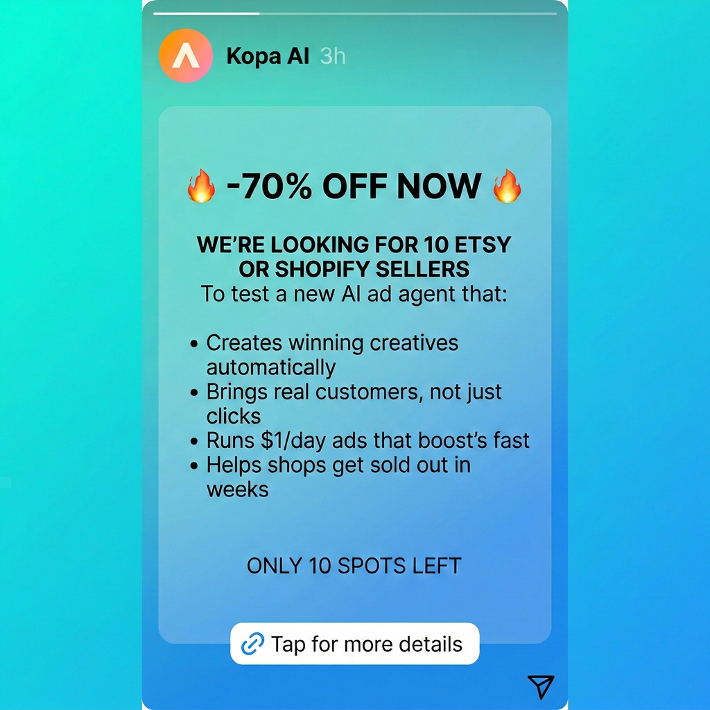 AI tools Facebook ad