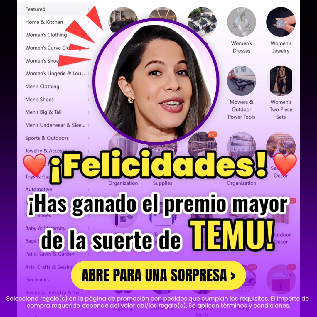 Temu Ecuador Facebook ad