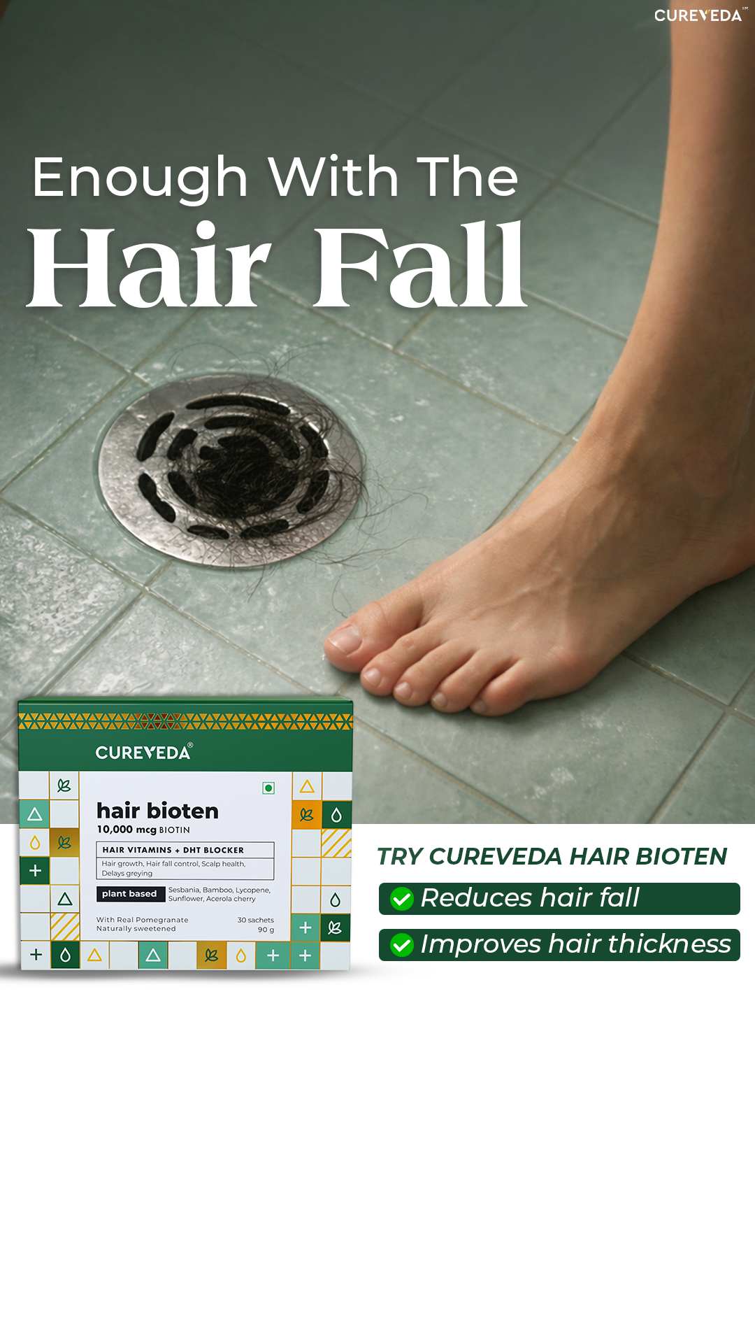 Cureveda Remedies Facebook ad