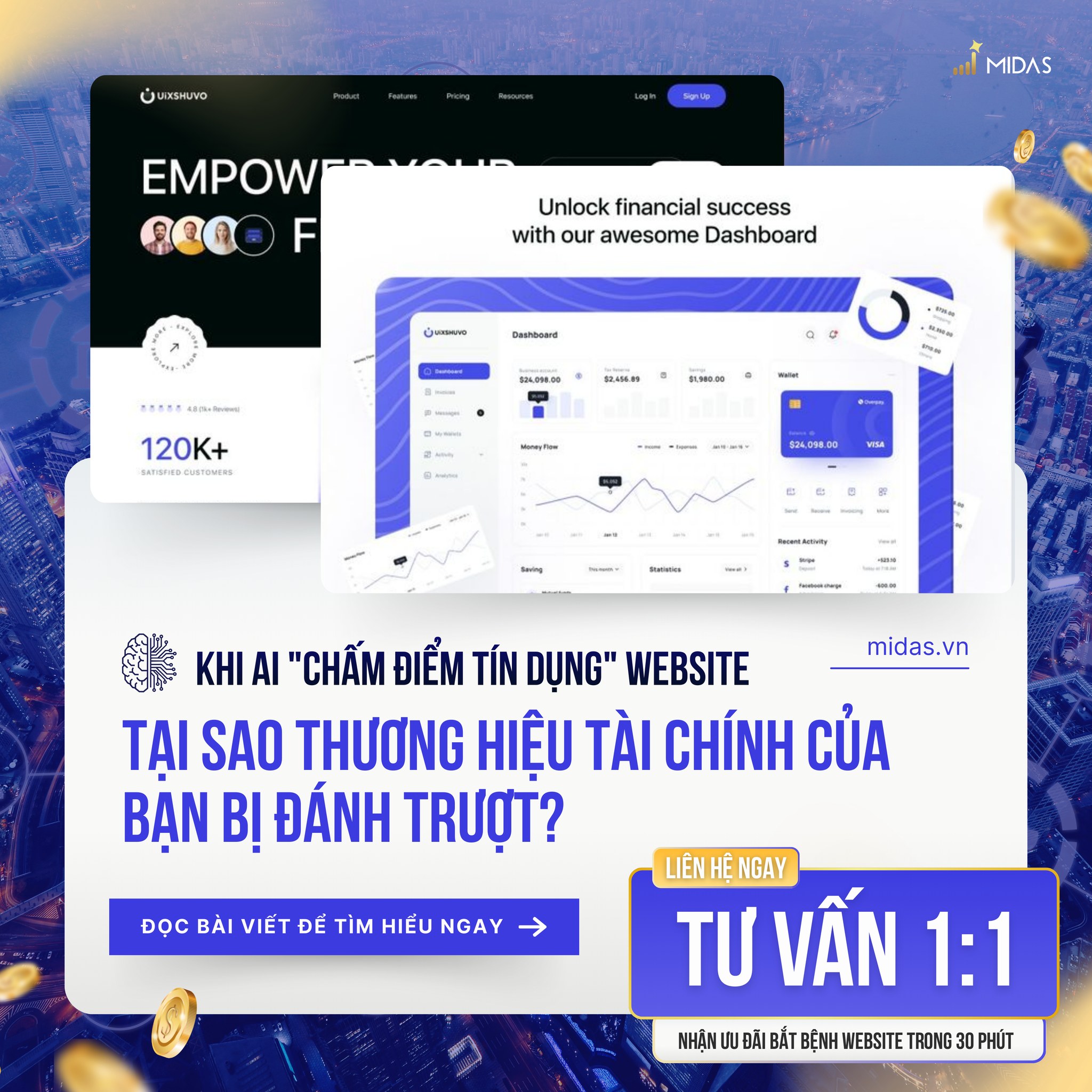 MIDAS Agency Facebook ad