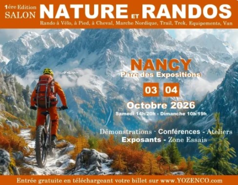 Salon Nature et Randos Facebook ad: NANCY - Salon NATURE & RANDOS au Parc des Expositionsโฆ