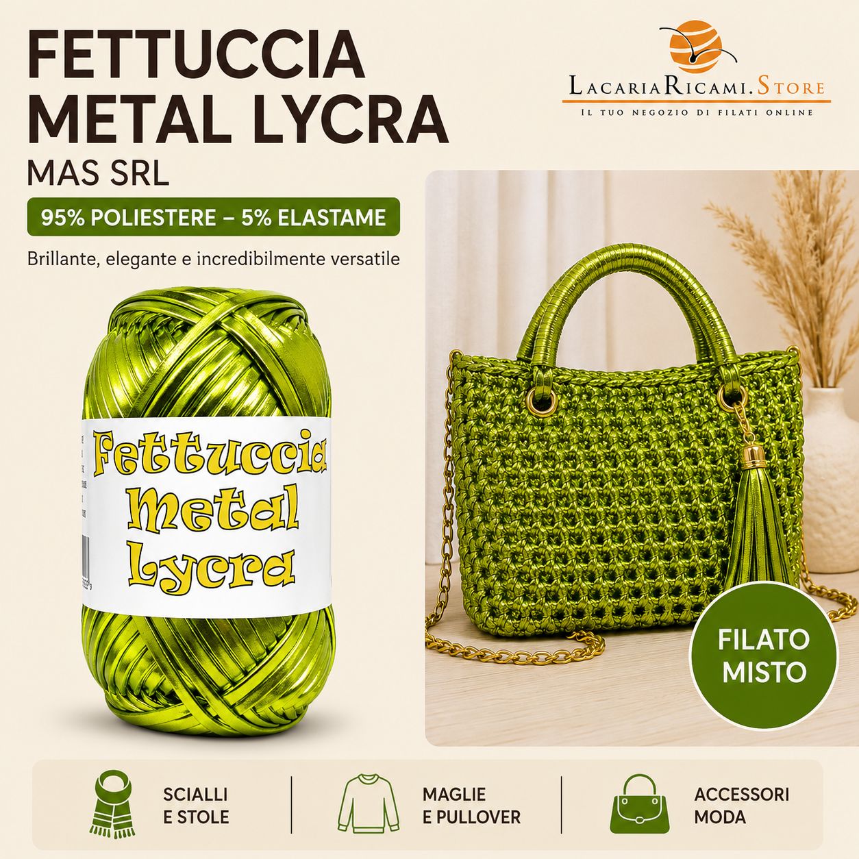 LacariaRicami.Store Facebook ad from Sep 25, 2026