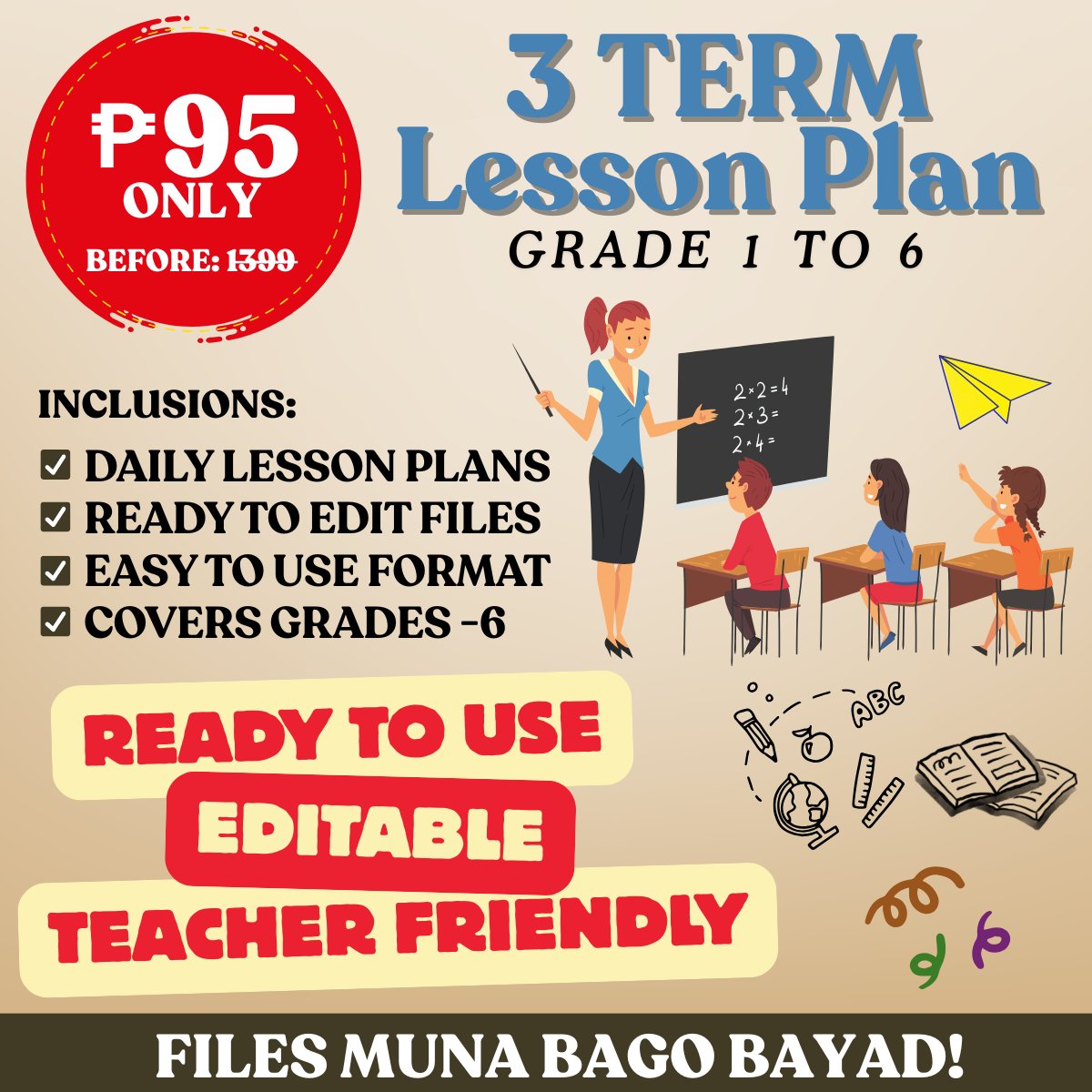 Lessonary Lane Facebook ad: Gusto mo bang maging ready ka agad sa…