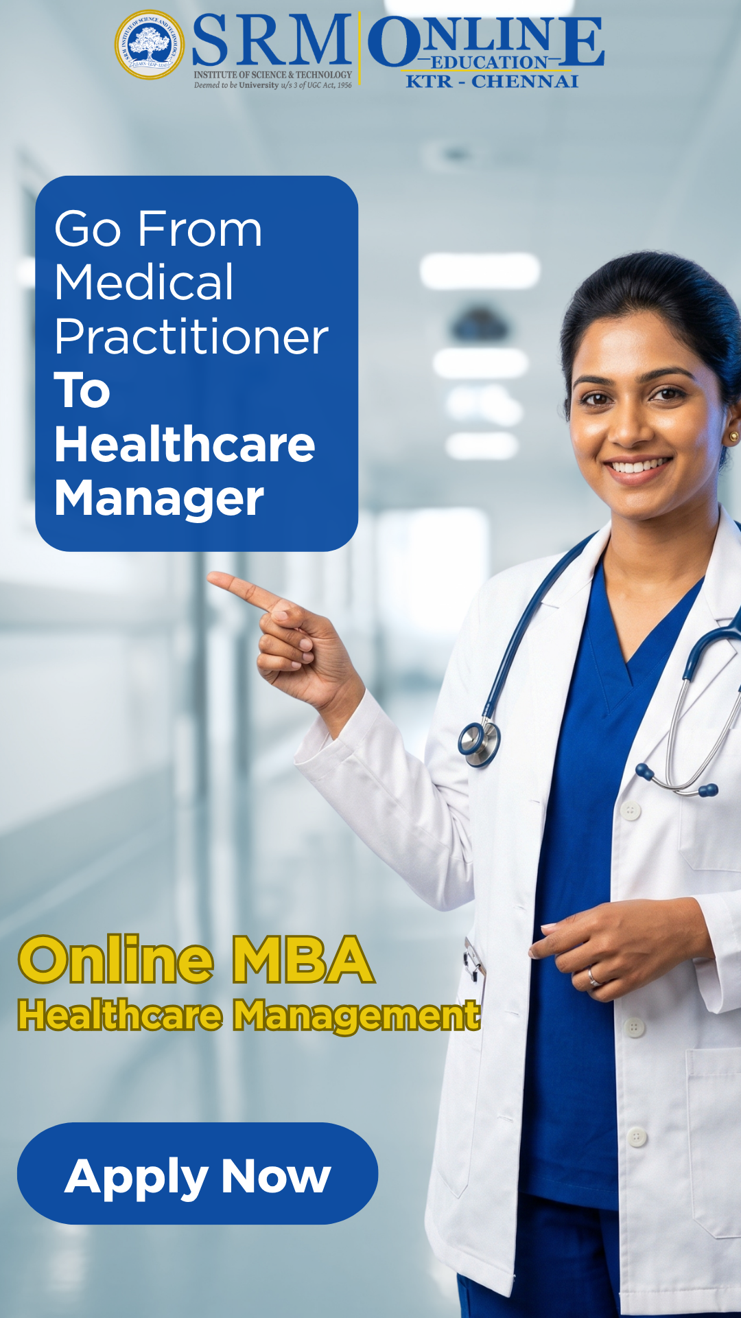 SRM Online Education Facebook ad