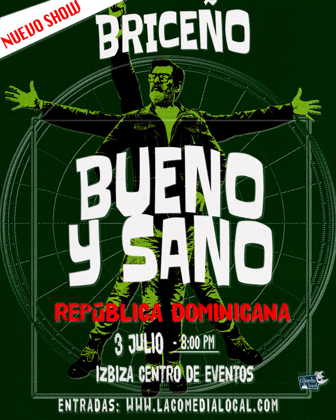 La Comedia Local Facebook ad: Chatea con nosotros