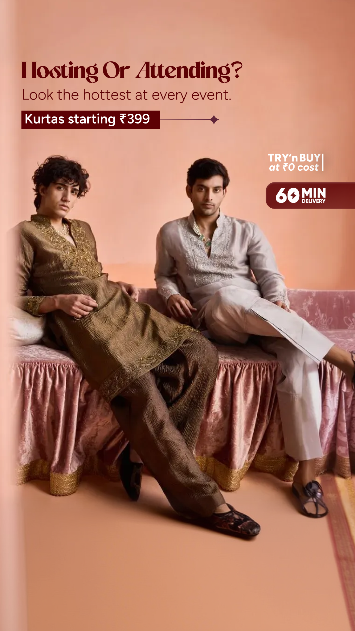 Slikk: Fashion in 60 Mins Facebook ad
