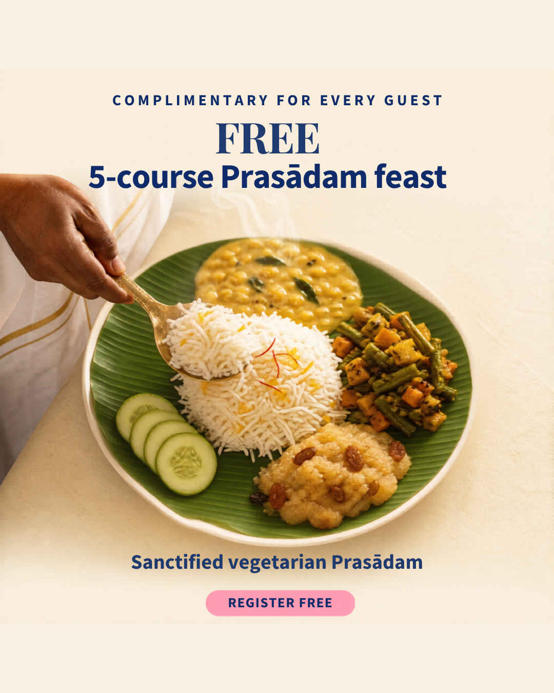 International Sri Krishna Mandir Singapore Facebook ad from May 5, 2026