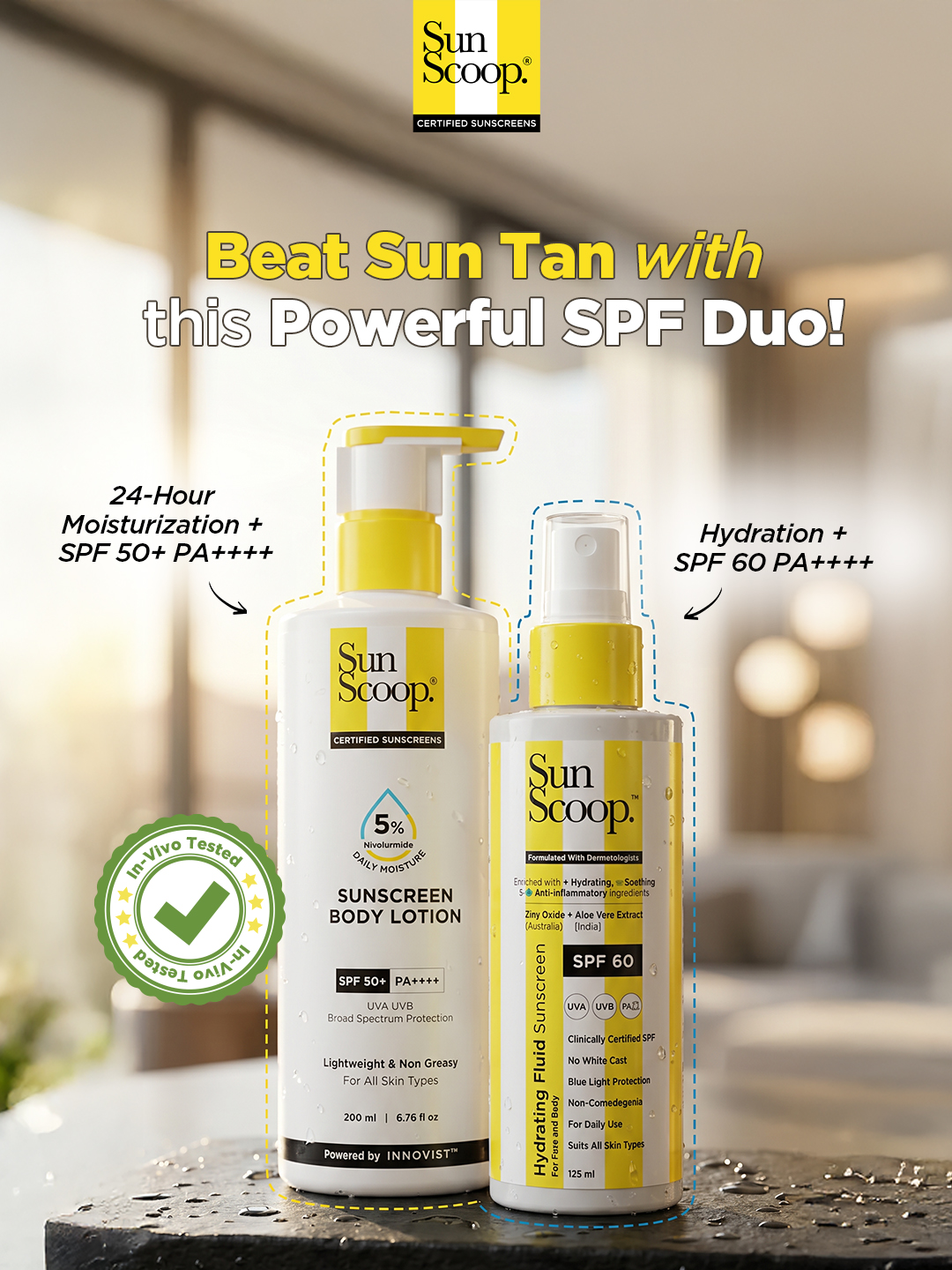 Sunscoop SPF Facebook ad