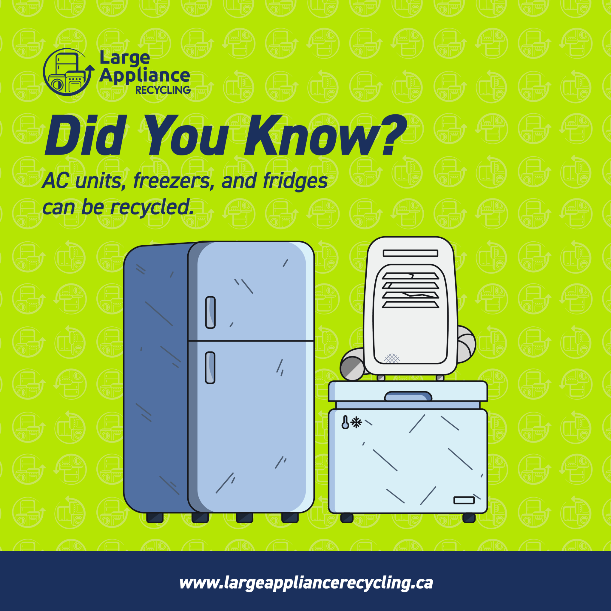 Large Appliance Recycling BC Facebook ad