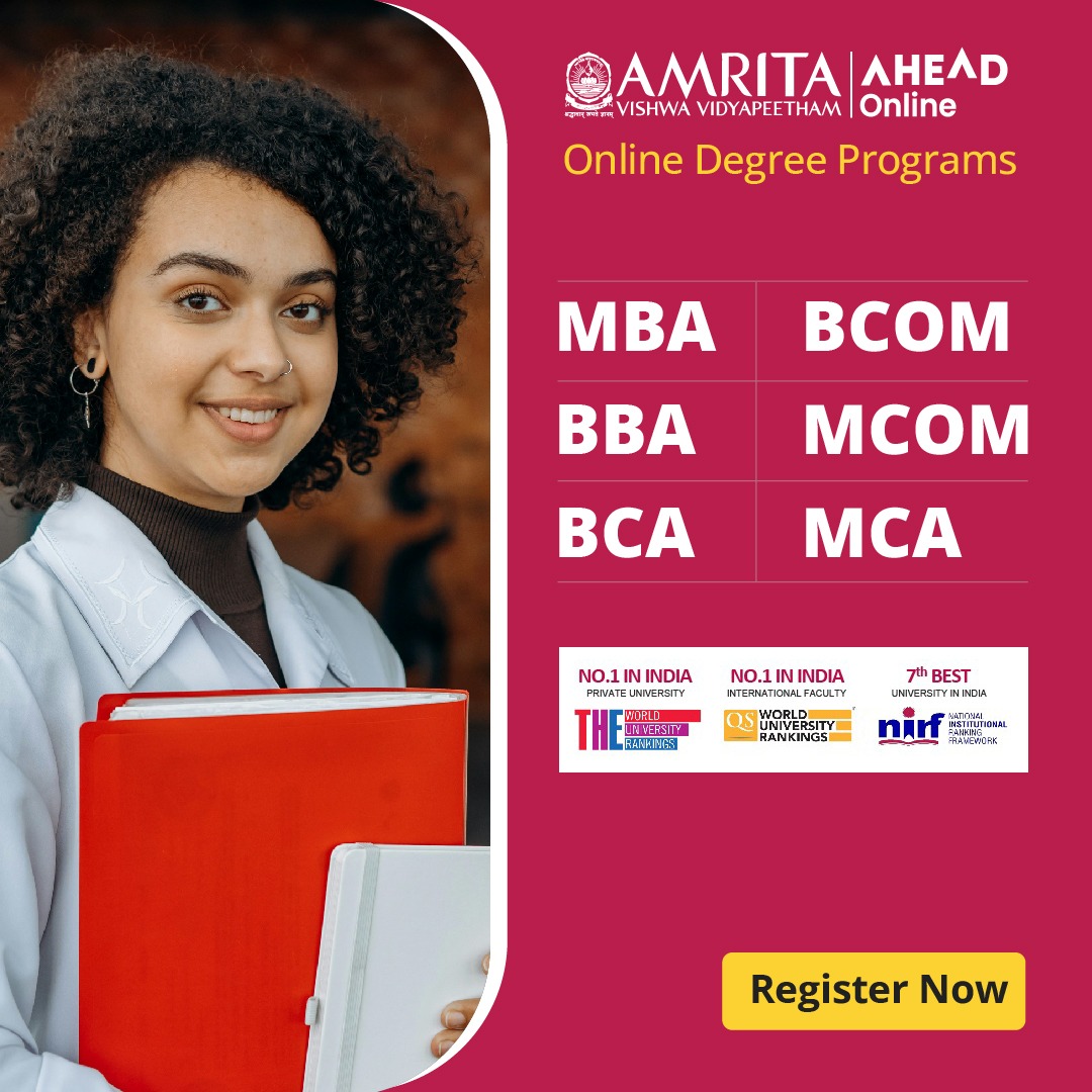 Amrita Ahead Online Courses Facebook ad