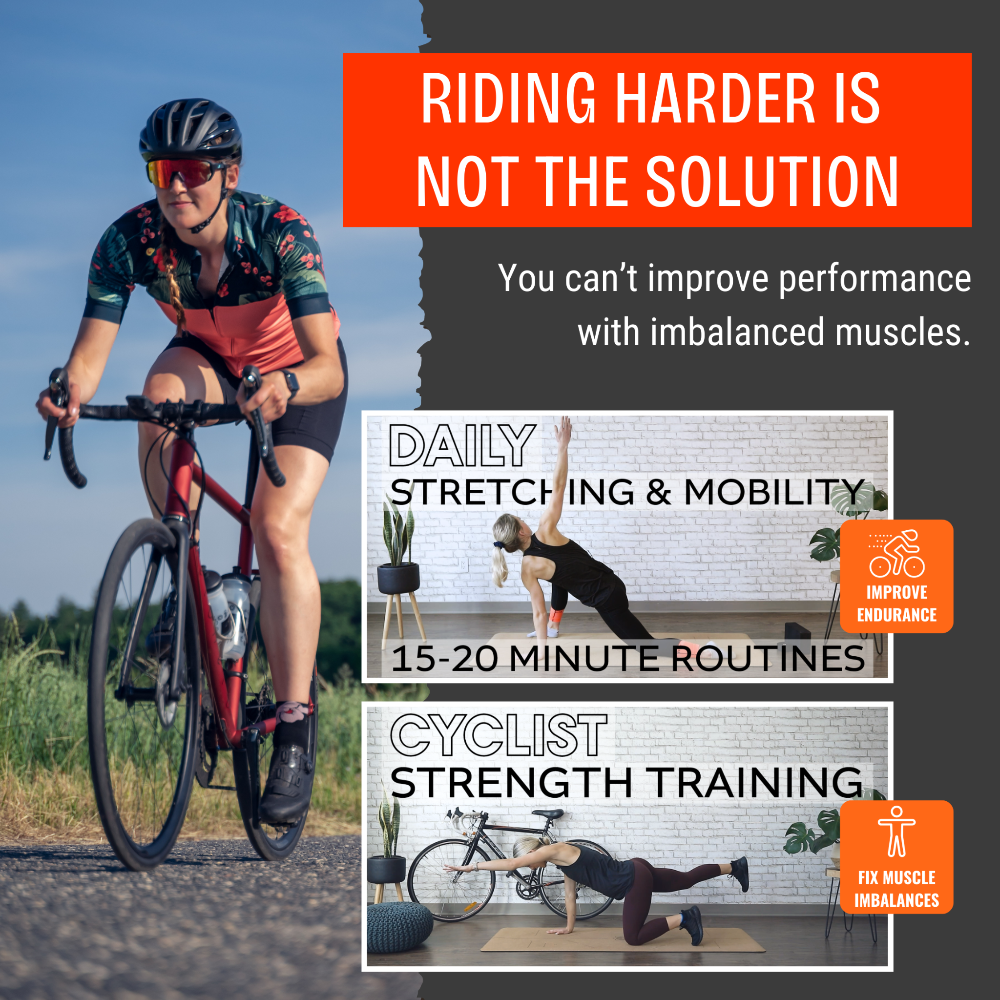 Dynamic Cyclist Facebook ad
