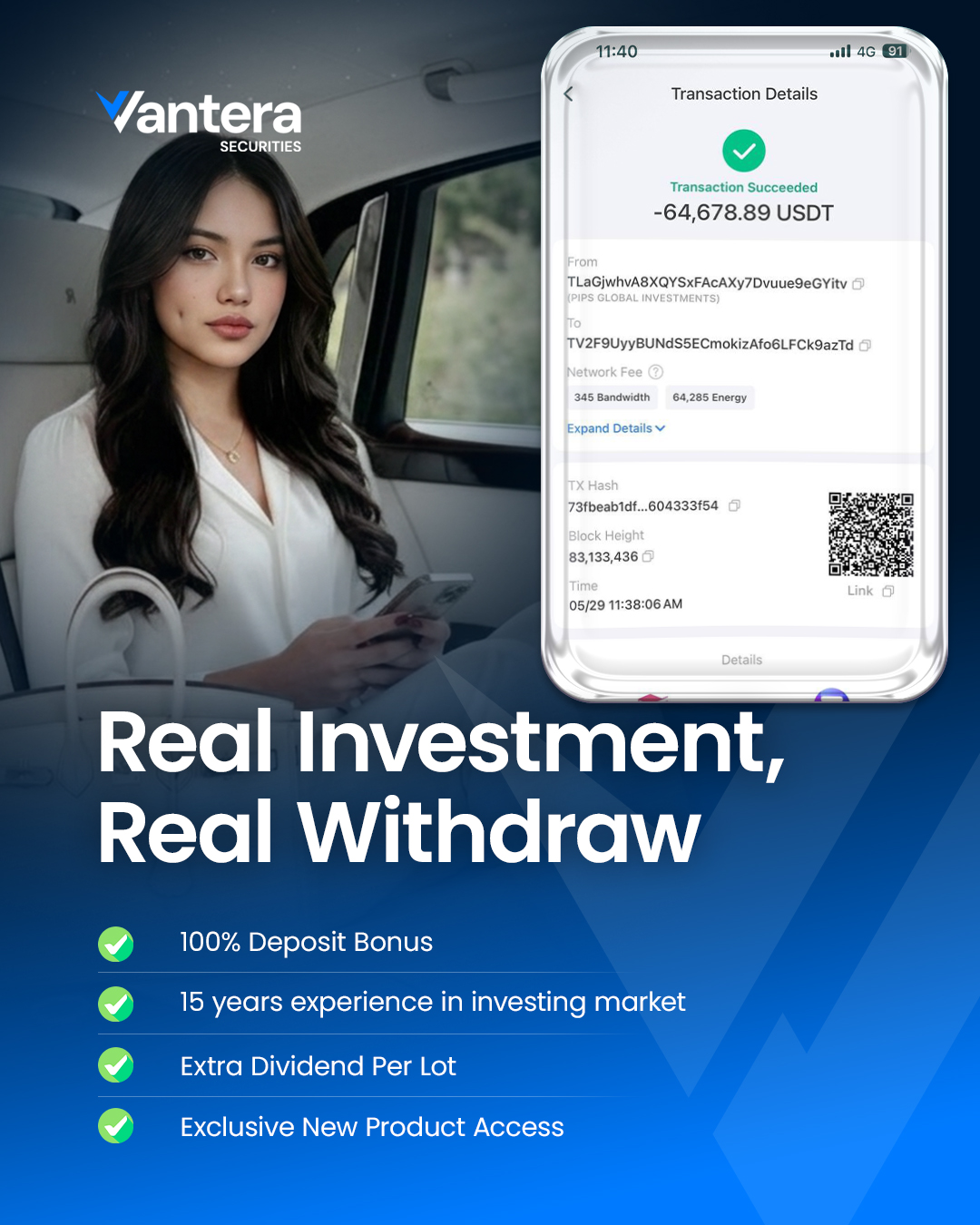 Vantera Securities Facebook ad: TOO BUSY TO TRADE?