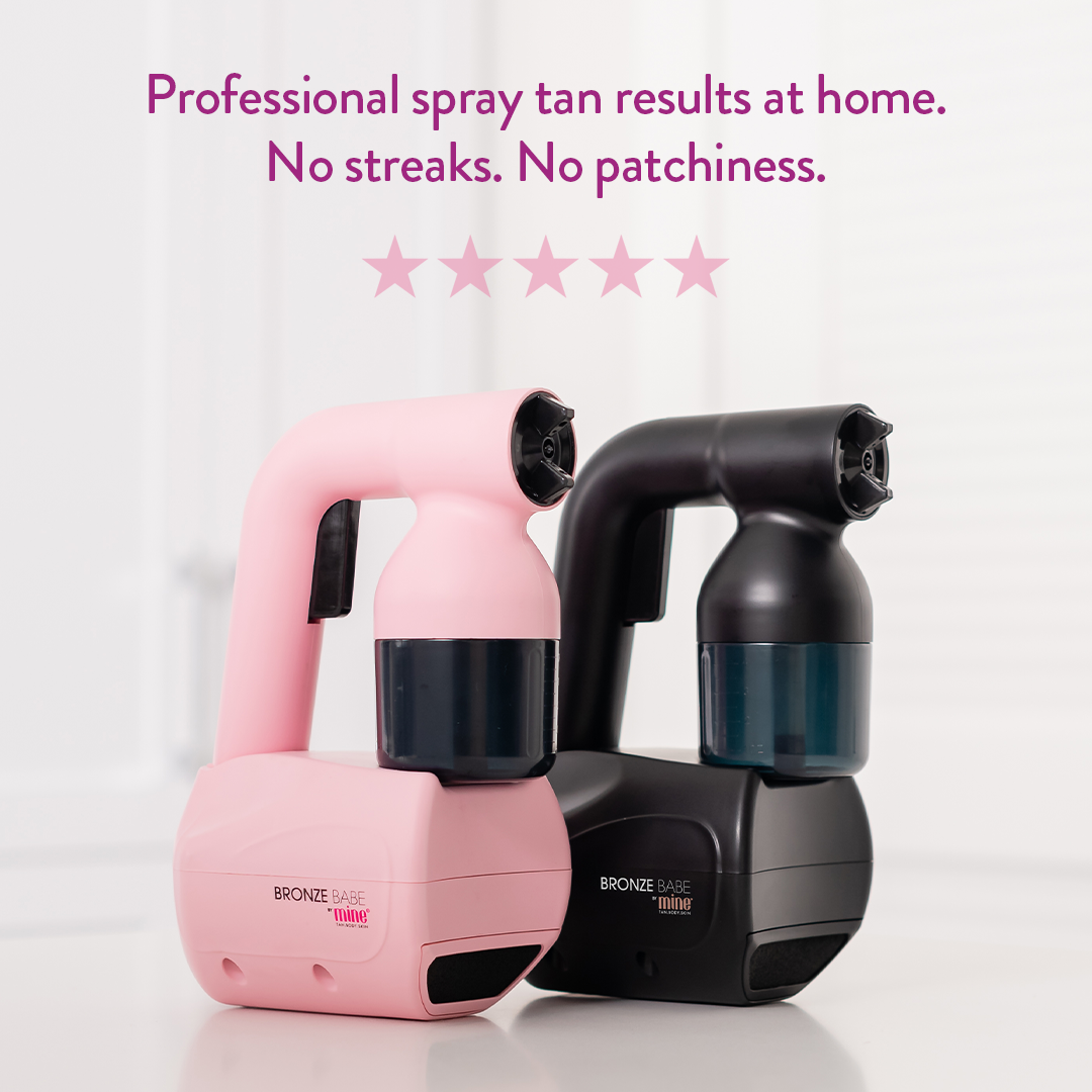 MineTan Body Skin Facebook ad: Bronze Babe Home Spray Tan Kit on Sale NOW!