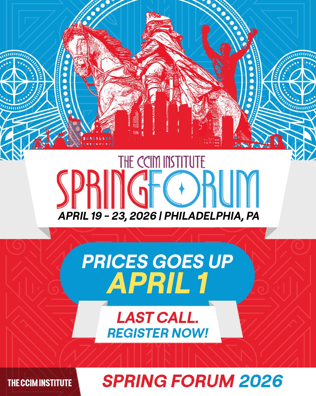 The CCIM Institute Facebook ad: ccim-2026-spring-forum