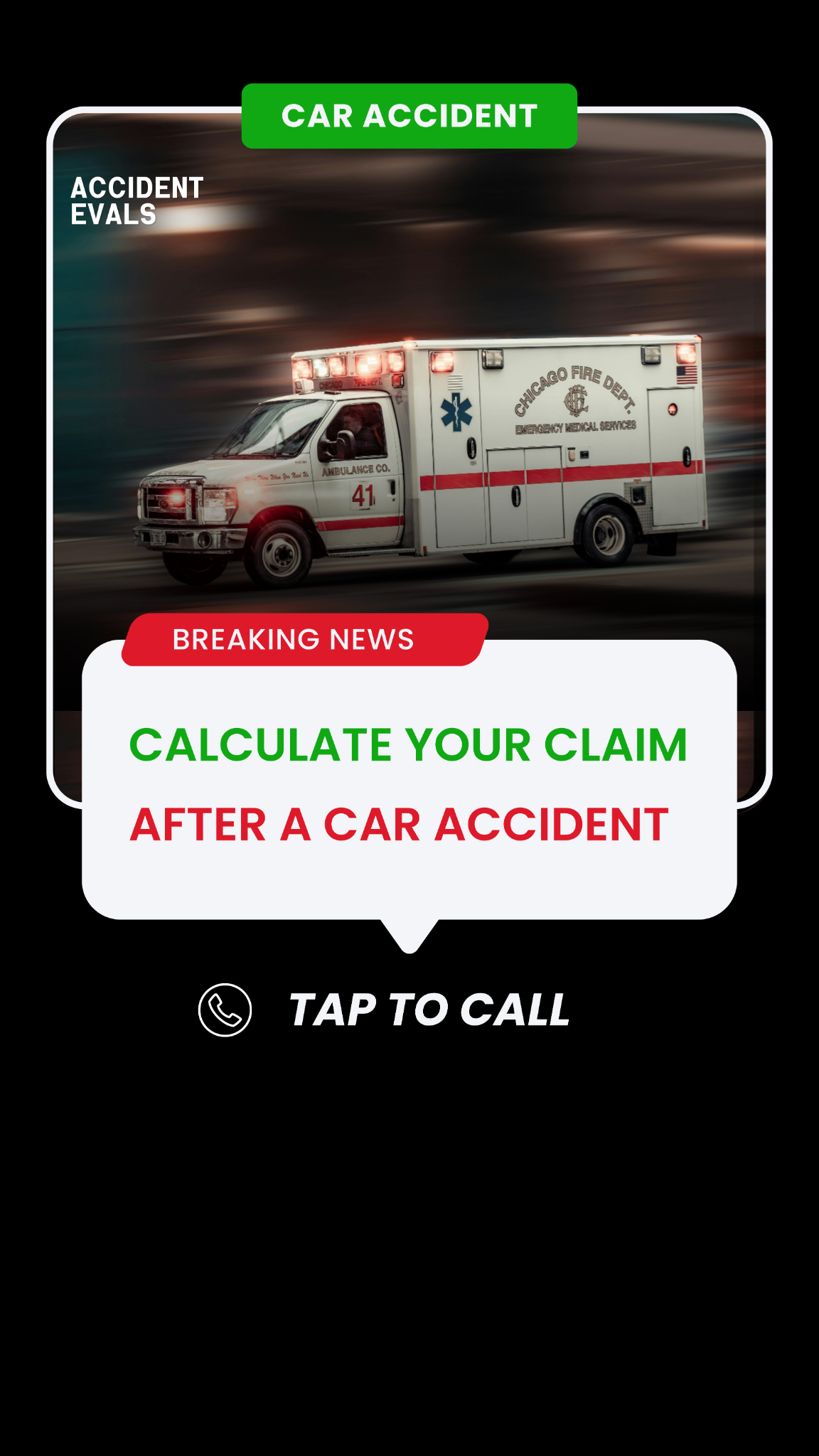 Accident Evals Facebook ad